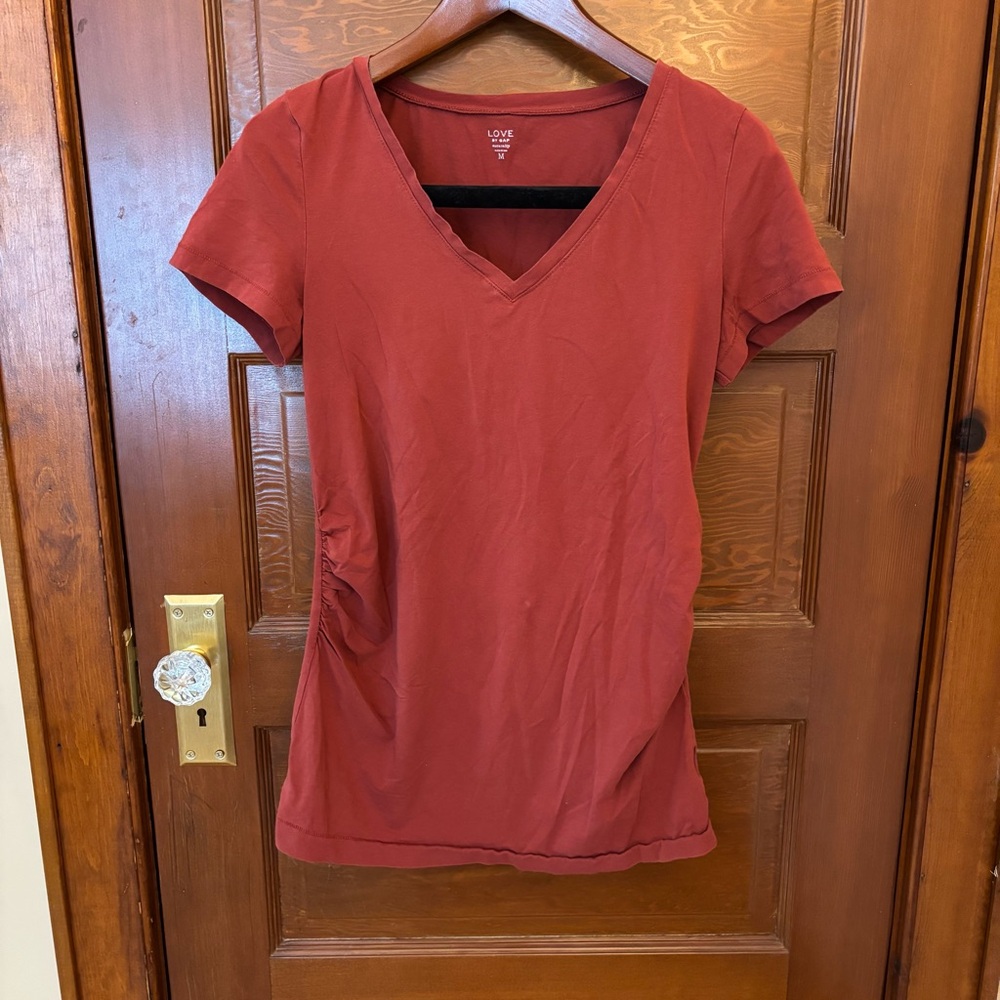 GAP Love Maternity Short Sleeve Shirt